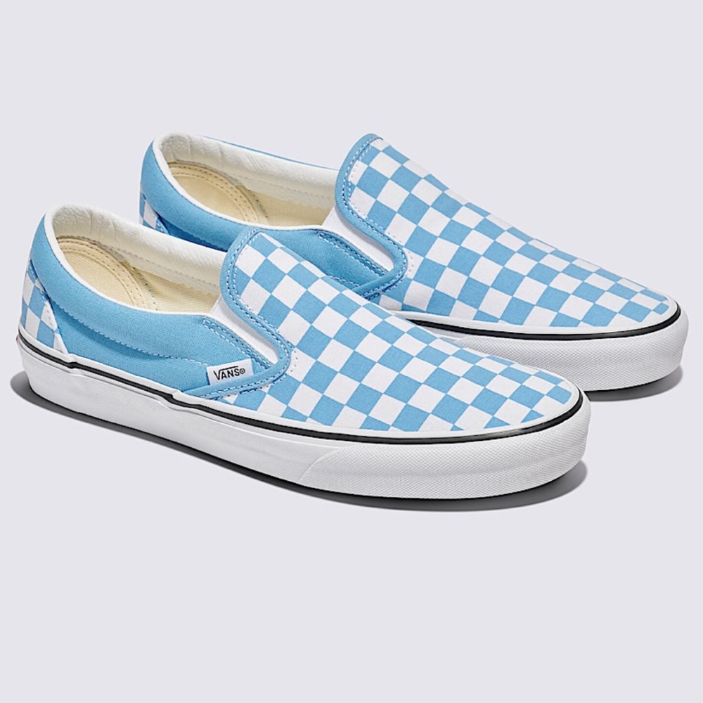 Vans Men’s Blue White Checkered Classic Slip-On
Color Theory Checkerboard